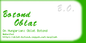 botond oblat business card